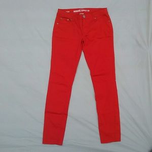 Nwot Red Skinny pants